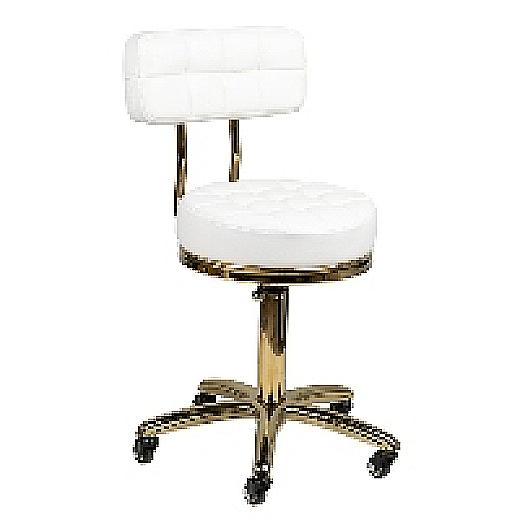 Kozmetička radna stolica Gold AM-961 – bijela