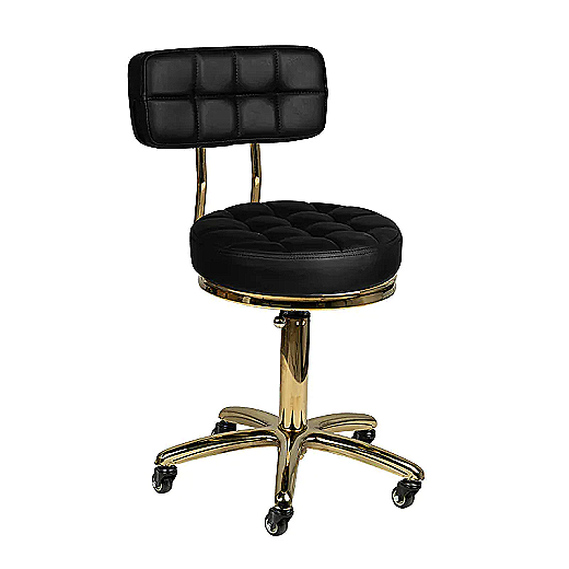 Kozmetička radna stolica Gold AM-961 – crna