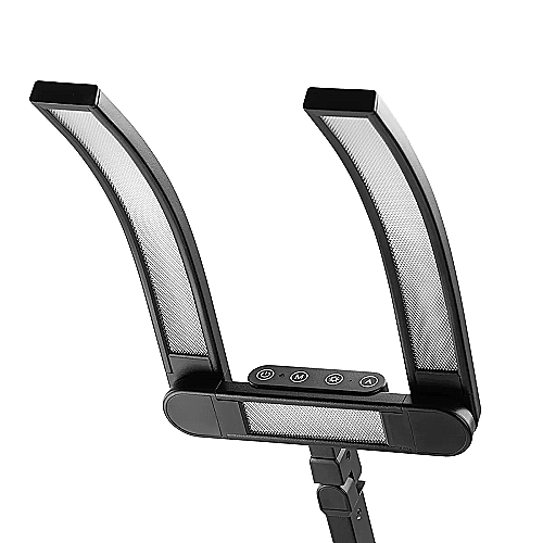 Crna stolna LED lampa Glow L05 za manikuru
