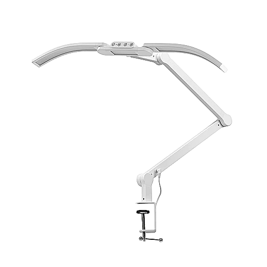 Bijela stolna LED lampa Glow L05 za manikuru
