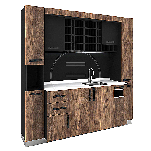 Multi Wall X veliki kutak za miješanje boja s umivaonikom