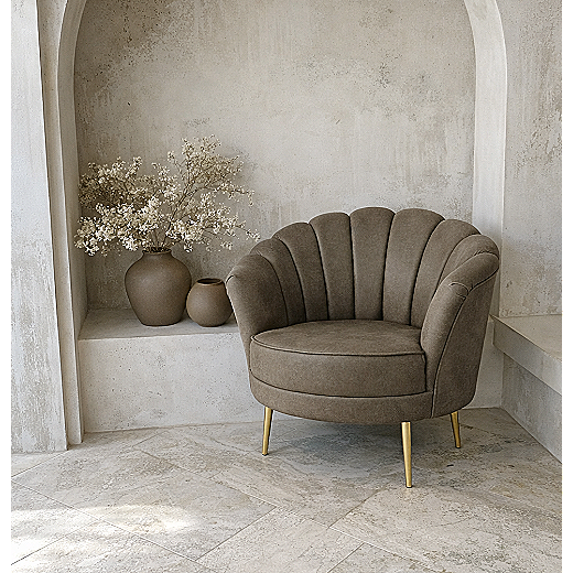 Prijemna ženska fotelja Pearl Lounge