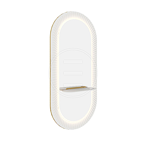 Lussy Wall premium frizerska styling jedinica s neon LED osvjetljenjem i Corian radnom plohom