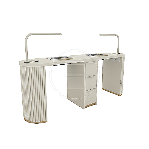 Melina Double Nail Station dvostruka manicure stanica za salon