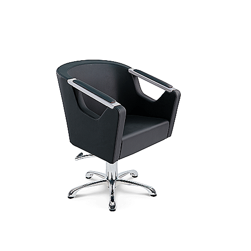 Frizerska stolica Sacha KL Color – styling stolica s kvadratnom bazom i minimalističkim dizajnom
