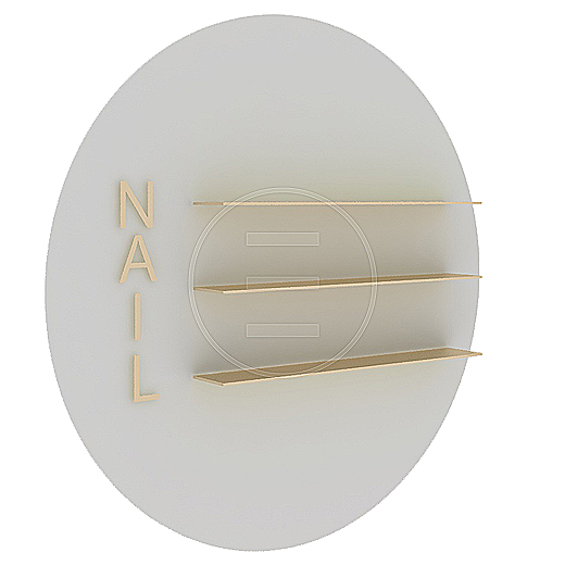 Cole Nail Display - zidni stalak