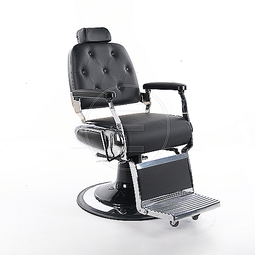 Barber stolica Spy NK s metalnom konstrukcijom u barber salonu