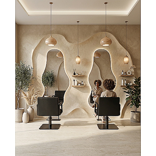 Atol LED ogledalo za frizerski salon s pozadinskim silikonskim LED osvjetljenjem