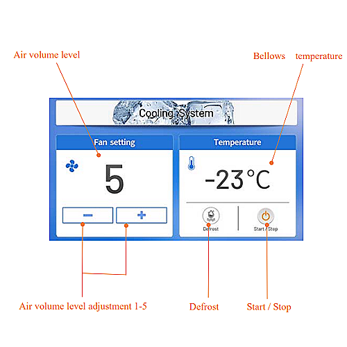Uređaj za hlađenje kože zrakom CL30A profesionalni cold air cooler