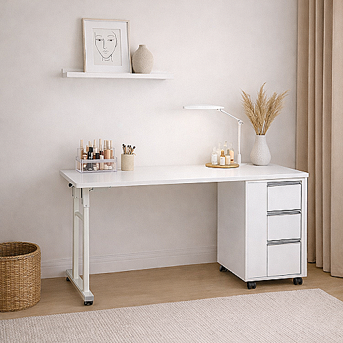 Sklopivi stol za manikuru s ladicama PLEX