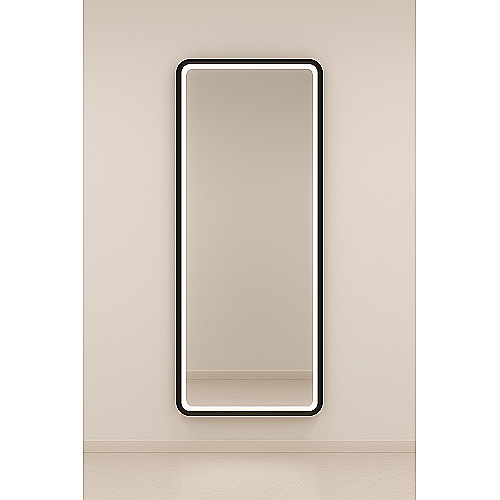 Frizersko ogledalo Sevilla – elegantno crno ogledalo za salon