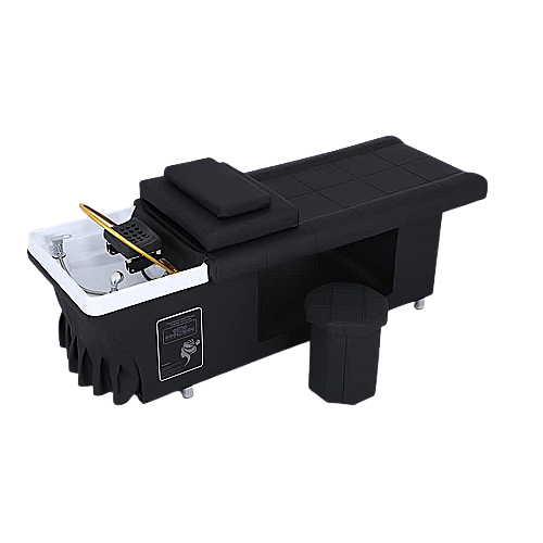 Crni spa stol Head Spa NOIR s kadicom i digitalnim panelom