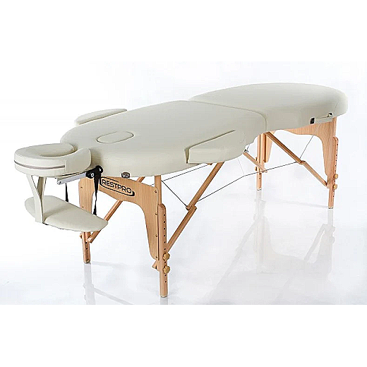 Prijenosni stol za masažu VIP OVAL 2  Krem boja