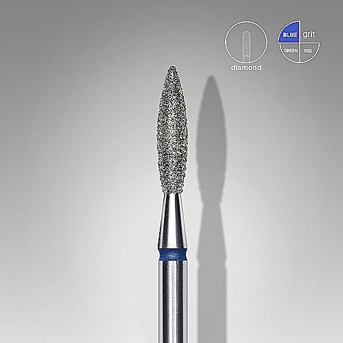 Dijamantni nastavak Staleks Expert plamen 2,3 mm/10 – plavi (srednje grubi)