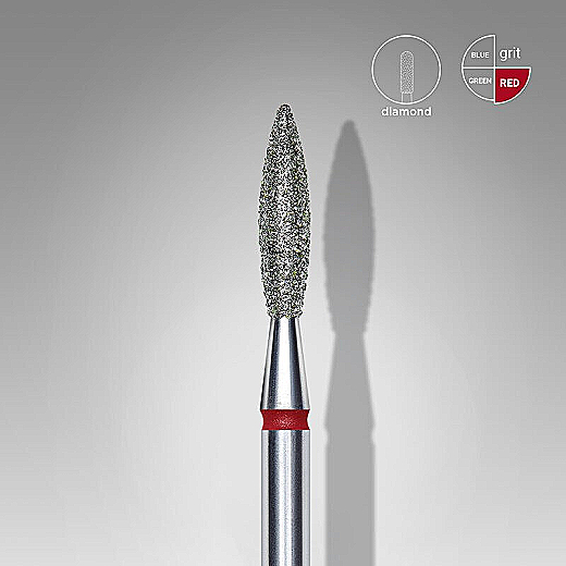 Dijamantni nastavak Staleks Expert plamen 2,3 mm/10 – crveni (fini)