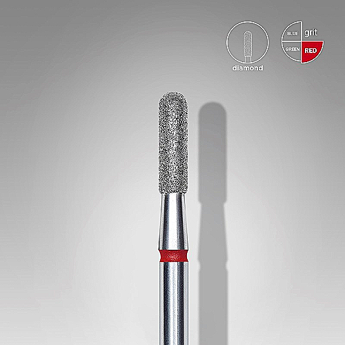 Dijamantni nastavak Staleks Expert cilindar zaobljeni 2,3 mm – crveni GRIT 180