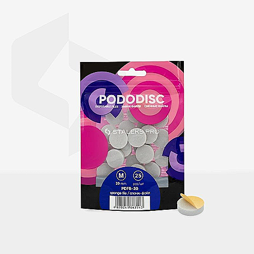 Spužvasti jastučići za disk Staleks Expert M 20 mm – 25 kom