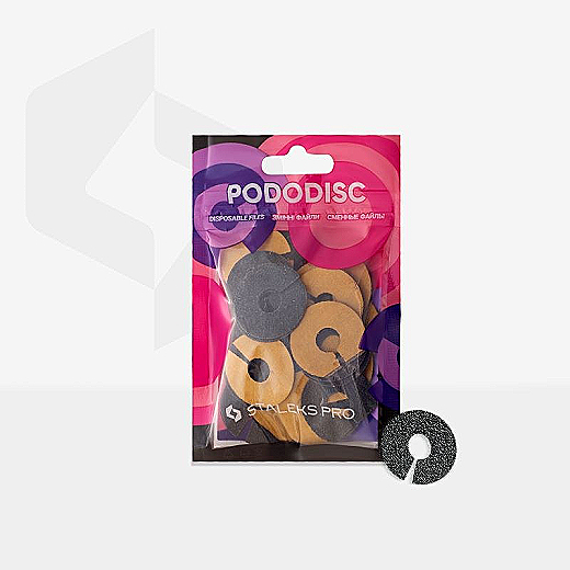 Prstenasti jastučići za disk Staleks Expert PDFR-25-80 – L Ø25 mm, grit 80