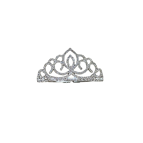 Rajf kruna diadema s kristalnim detaljima za svečane frizure