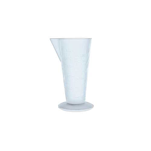 Prozirna frizerska mjerica 120 ml s mjernom skalom