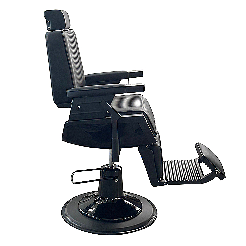 Frizerska Stolica Baron — premium all black dizajn
