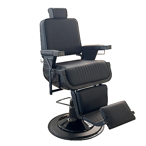 Frizerska Stolica Baron — premium all black dizajn