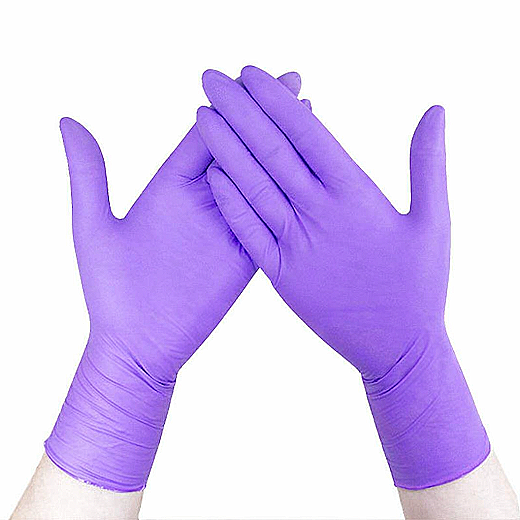Nitrilne rukavice violet S  200 kom