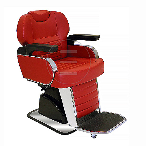 Frizerska stolica Boss A s ponikliranim hidrauličnim stopalom