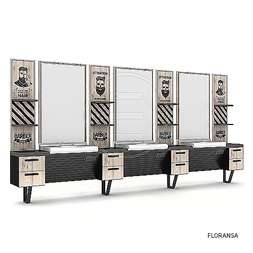 ceramix barber ogledalo