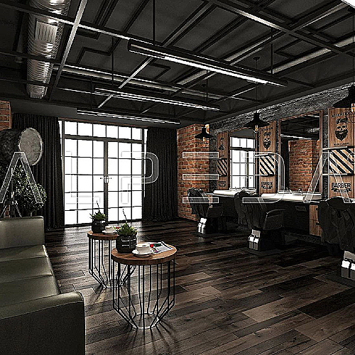 ceramix barber ogledalo