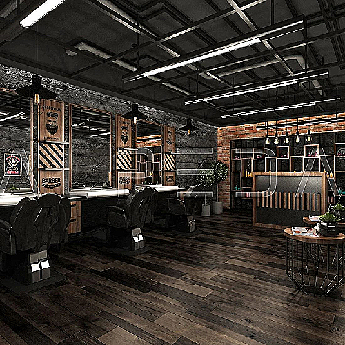 ceramix barber ogledalo