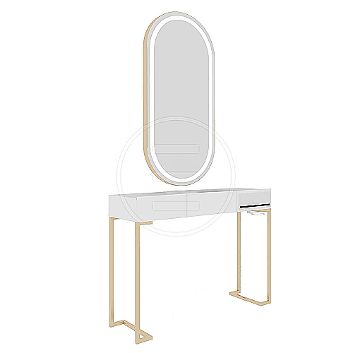 ogledalo sa radnim mjestom glam