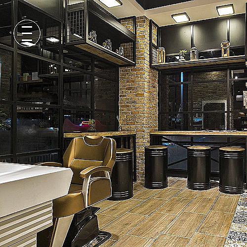 Hercule Copper A luksuzna frizerska stolica snažnog dizajna