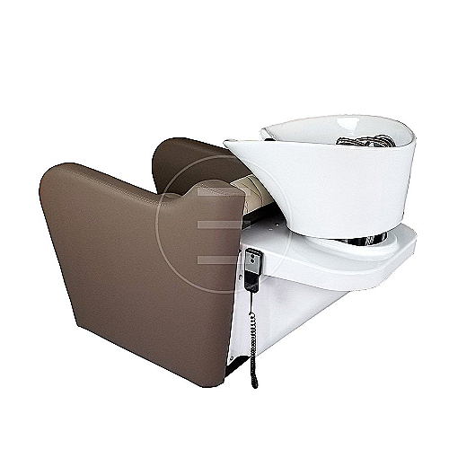 Maya Basic Wash profesionalni frizerski glavoper s kožnom presvlakom i keramičkom zdjelom