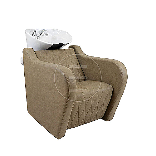 Maya Basic Wash profesionalni frizerski glavoper s kožnom presvlakom i keramičkom zdjelom