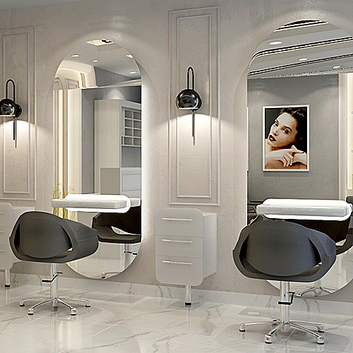 Capsul ogledalo s radnim mjestom i LED rasvjetom