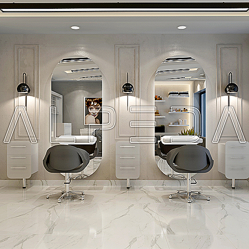 Capsul ogledalo s radnim mjestom i LED rasvjetom