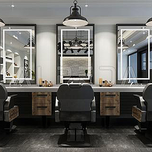 Odin Grey ogledalo s radnim mjestom i umivaonikom