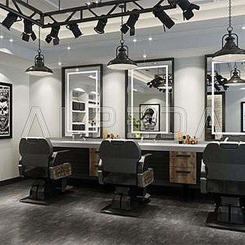 Odin Grey ogledalo s radnim mjestom i umivaonikom