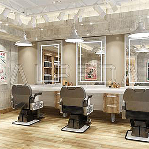 Ogledalo sa radnim mjestom Odin - Svi proizvodi, Oprema za frizerske salone, Muška radna mjesta 