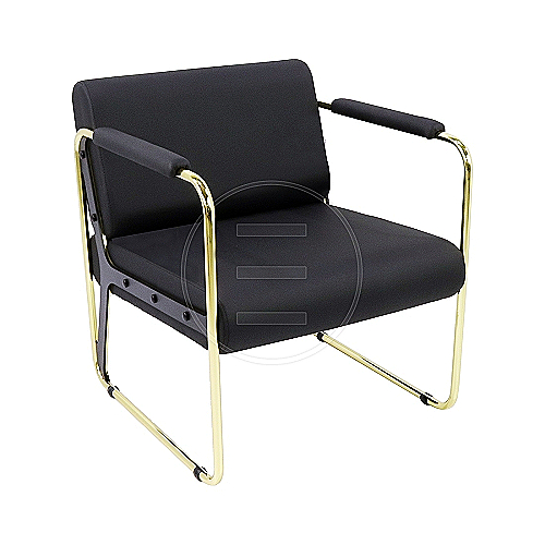 Round Lounge Gold zlatna lounge fotelja za salon