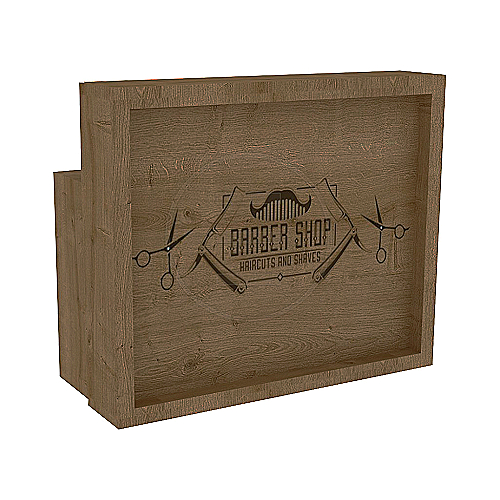 Truva Dark prijemni pult 120 cm za frizerski salon