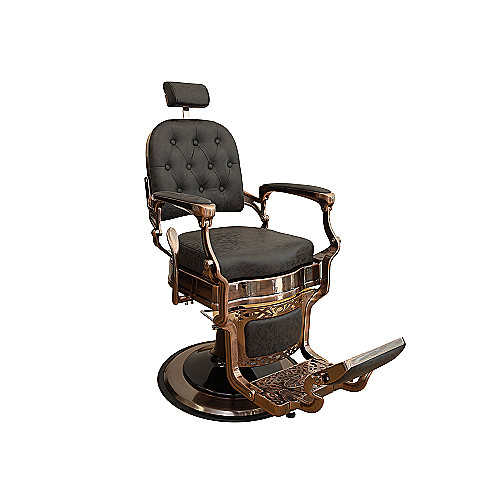 Barber stolica Rose Gold – luksuzna muška frizerska stolica za vrhunske salone