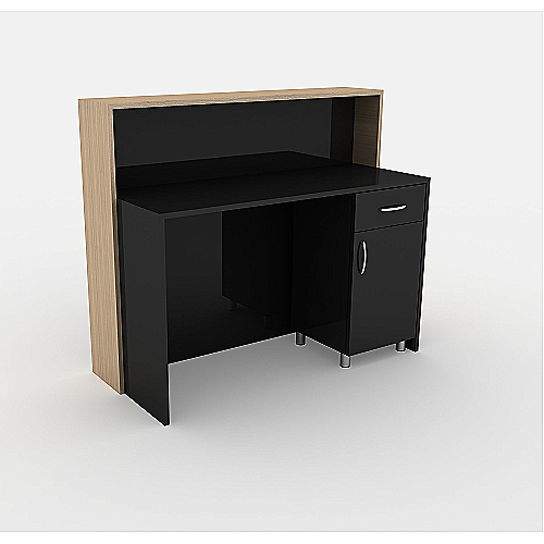 Truva Dark prijemni pult 120 cm za frizerski salon